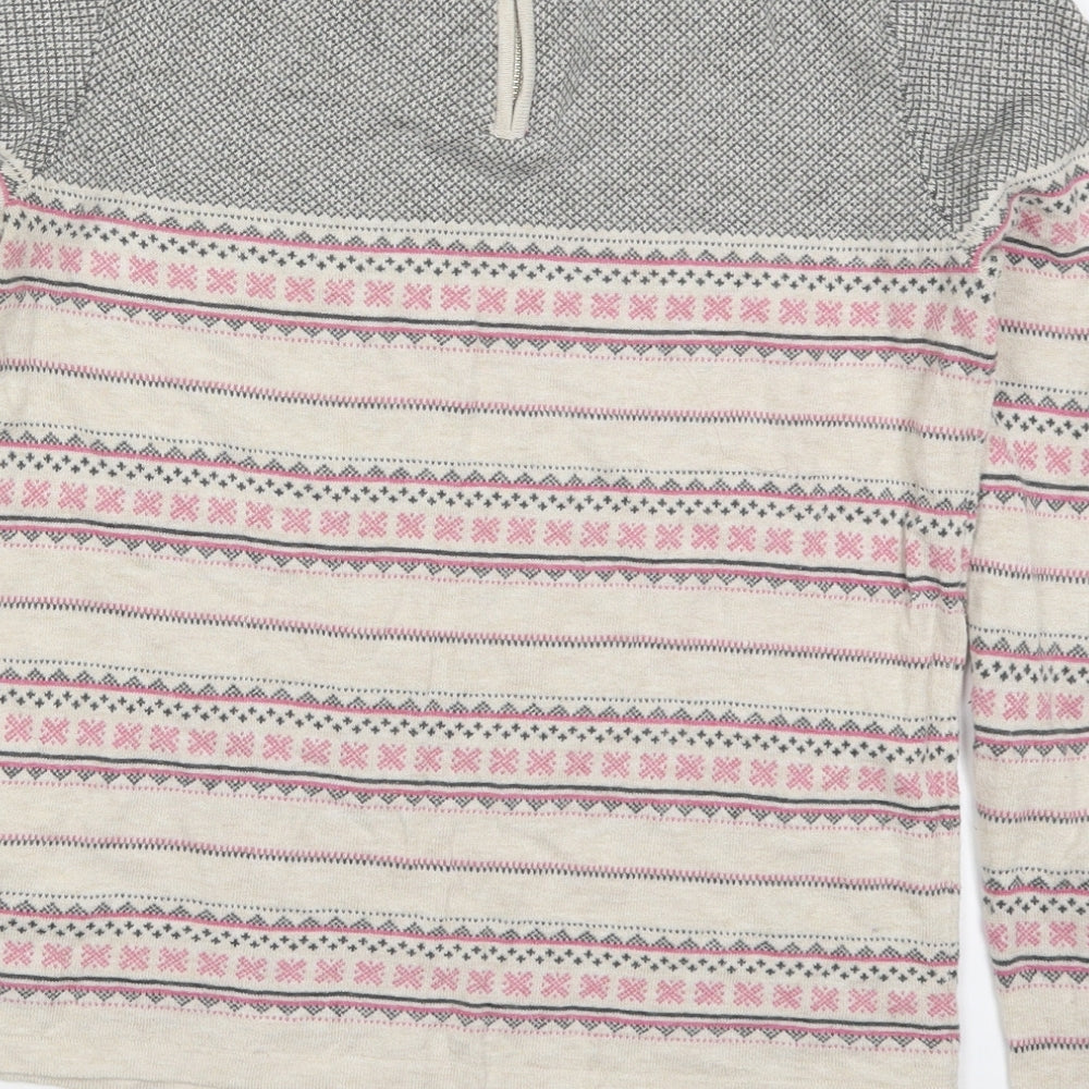 Womens UK Size 6 NEXT Beige Pullover Jumper