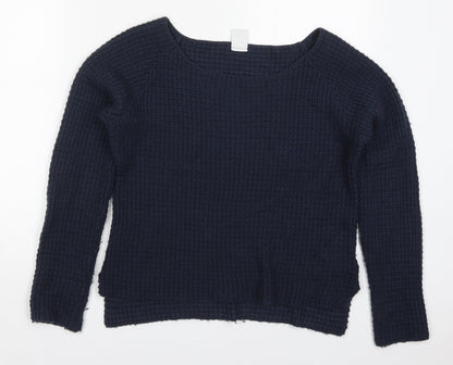 Womens UK Size S VERO MODA Blue Pullover Jumper