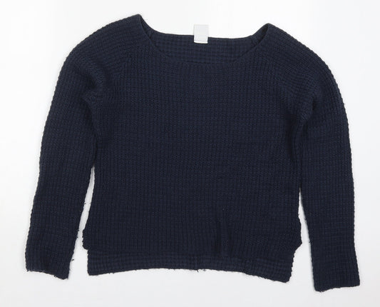 Womens UK Size S VERO MODA Blue Pullover Jumper