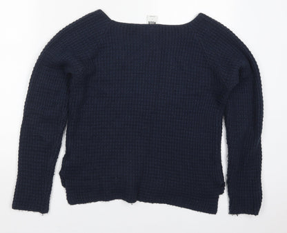 Womens UK Size S VERO MODA Blue Pullover Jumper