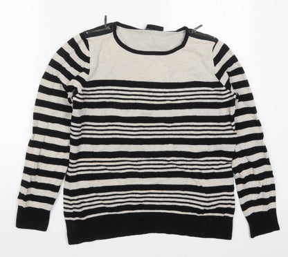 Womens UK Size 10 Wallis Black Pullover Jumper