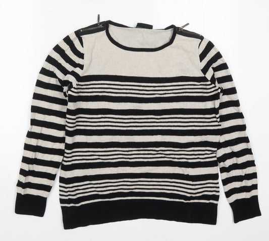Womens UK Size 10 Wallis Black Pullover Jumper