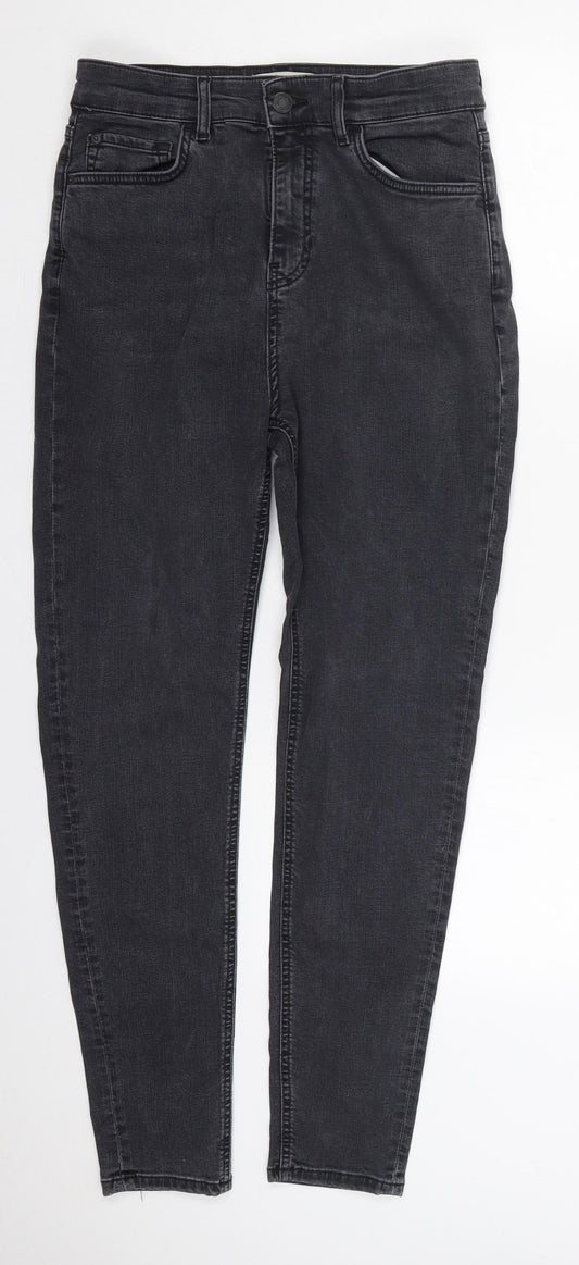 Womens UK Size 12 Marks and Spencer Regular Fit Skinny Grey Jeans