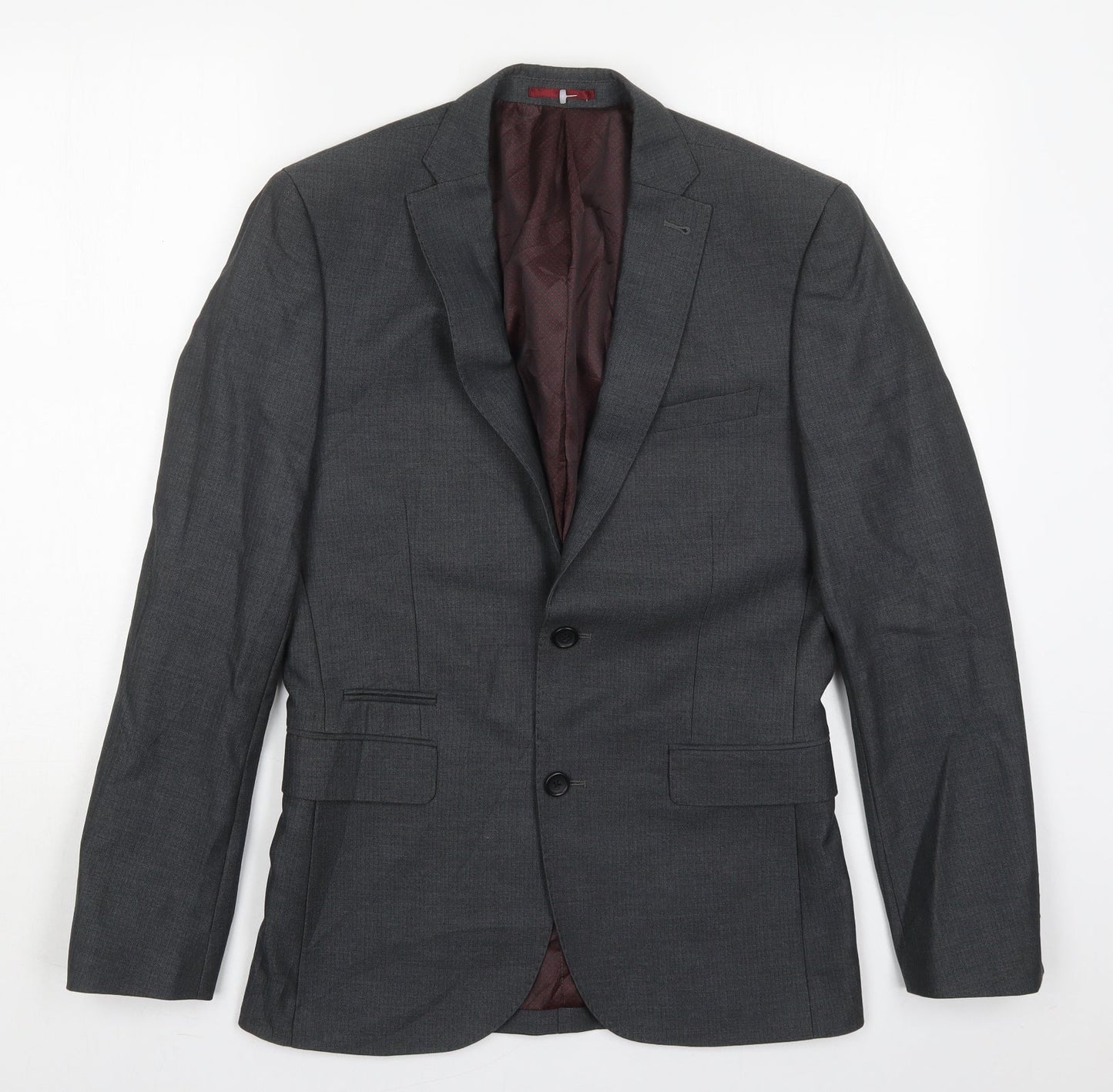 Mens UK Size 36 NEXT Regular Grey Suit Jacket