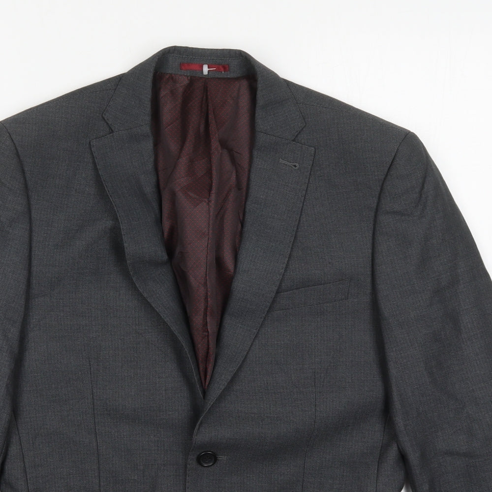 Mens UK Size 36 NEXT Regular Grey Suit Jacket