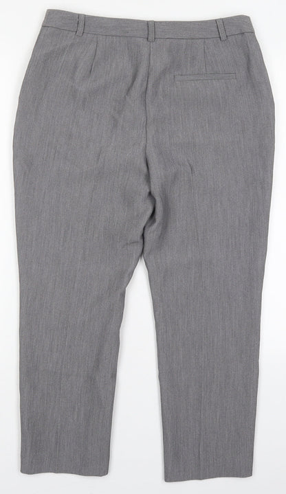 Womens UK Size 10 Papaya Regular Fit  Grey Trousers