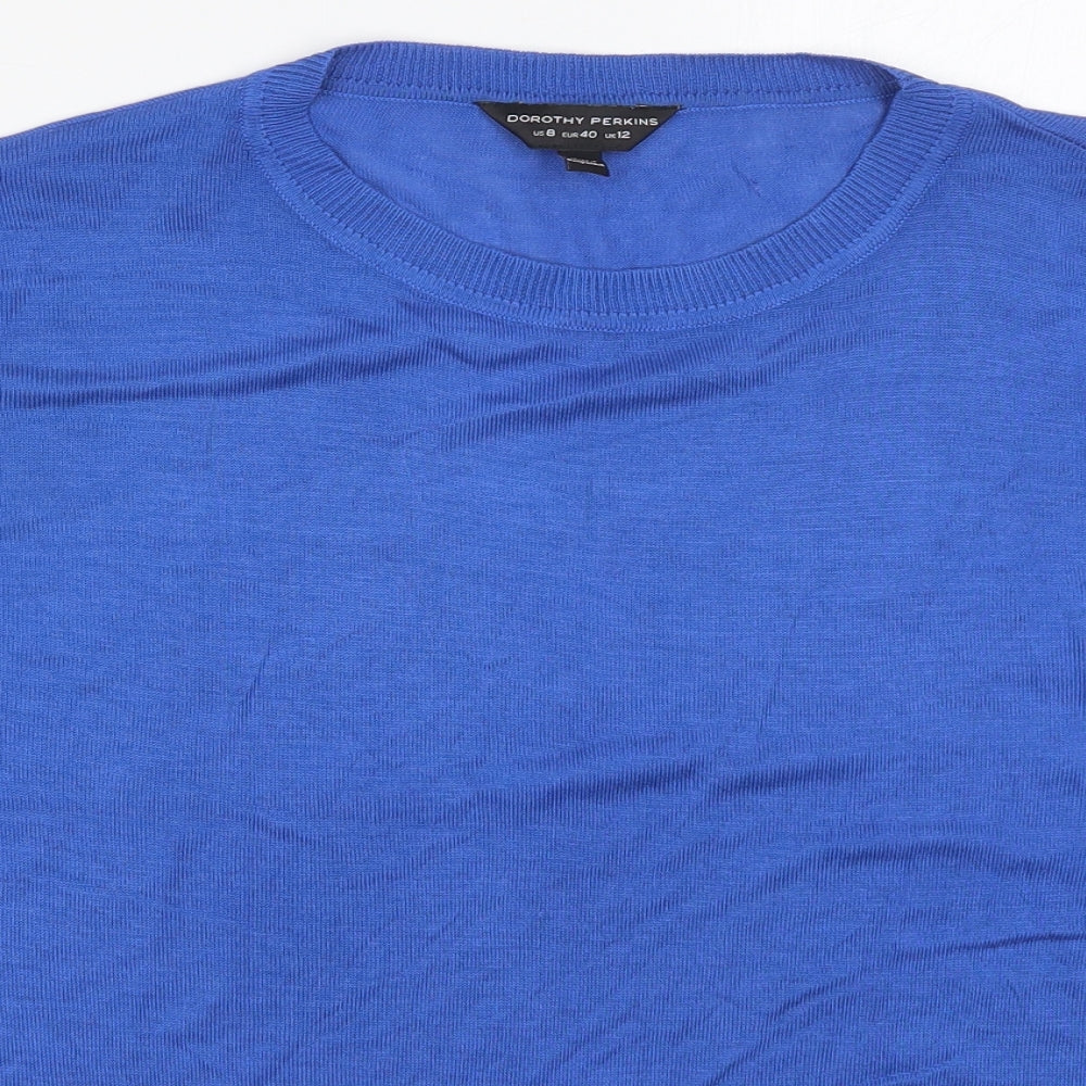 Womens UK Size 12 Dorothy Perkins Blue Pullover Jumper