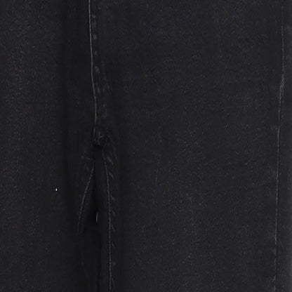 New Look Womens Black  Cotton Skinny Jeans Size 10 L27 in Regular Button