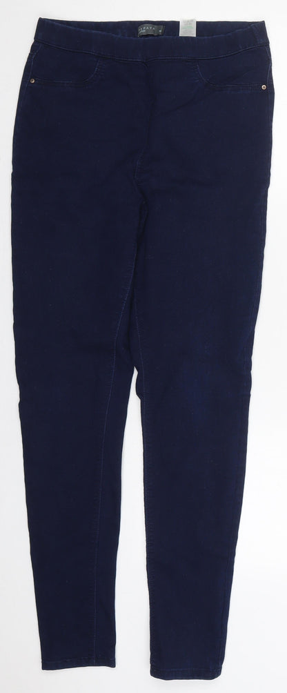 Womens UK Size 10 Papaya Regular Fit Jegging Blue Jeans
