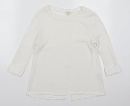 Womens UK Size 8 River Island White Pullover Jumper