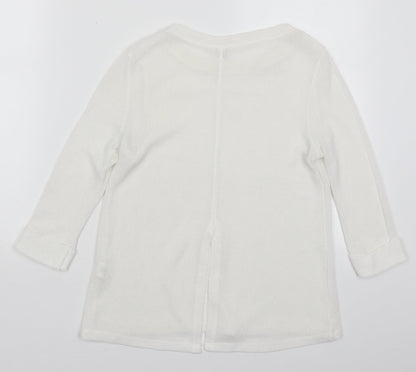 Womens UK Size 8 River Island White Pullover Jumper