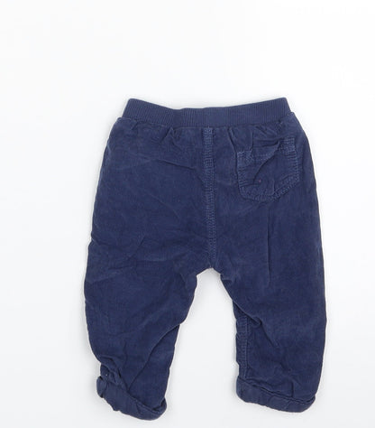 Marks and Spencer Baby Blue  100% Cotton Cropped Leggings Size 3-6 Months