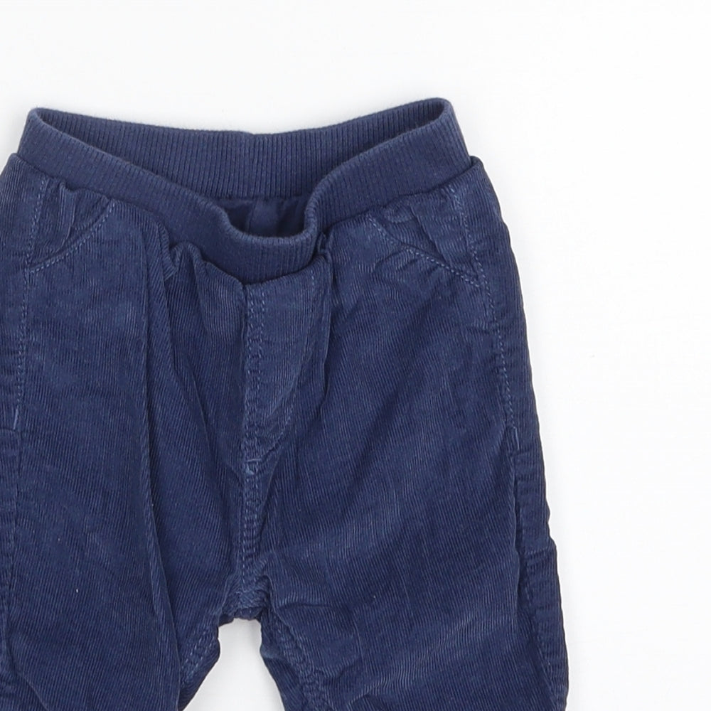 Marks and Spencer Baby Blue  100% Cotton Cropped Leggings Size 3-6 Months