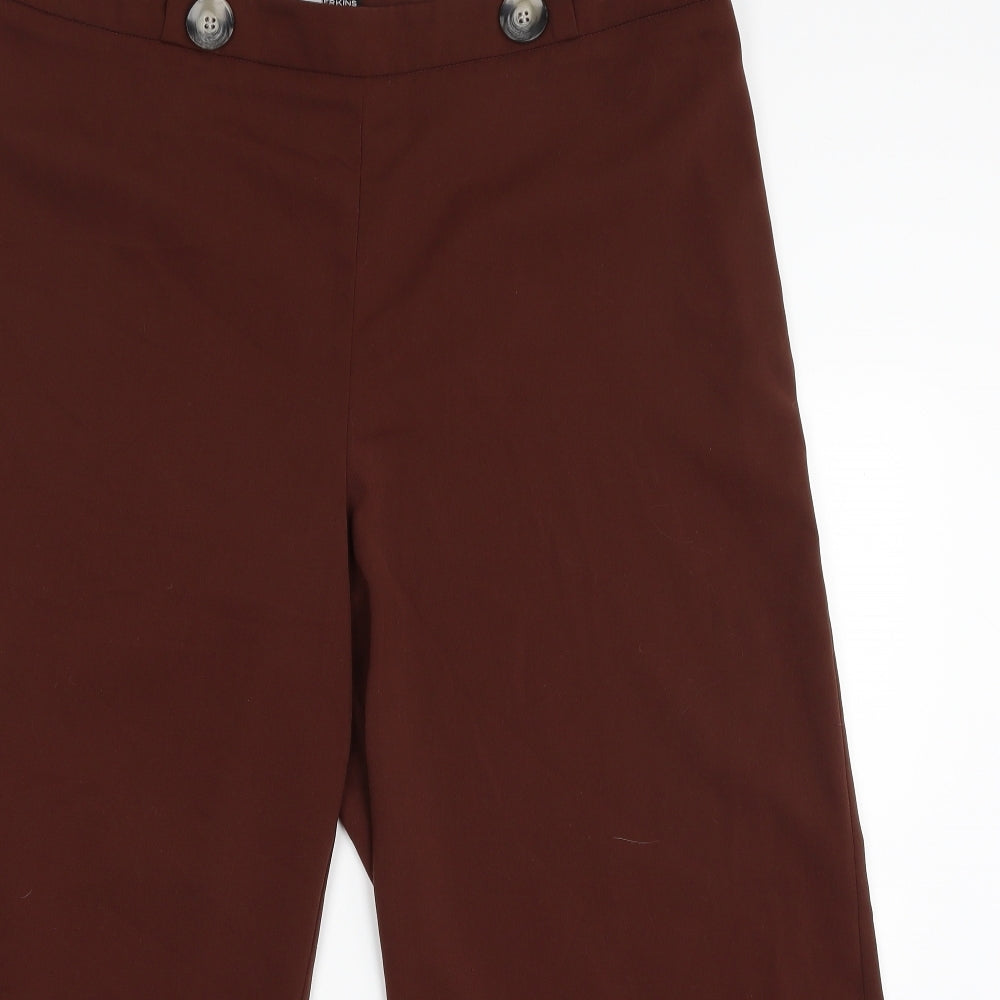 Womens UK Size 16 Dorothy Perkins Regular Fit  Brown Trousers