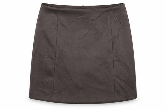 Womens UK Size 12 New Look A-Line Velvet Skirt