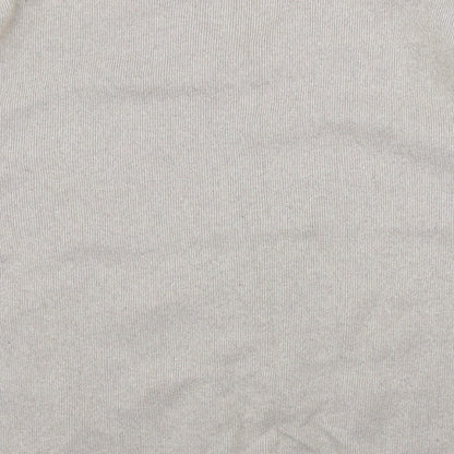 Greenwoods Casual Mens Beige V-Neck  Cotton Pullover Jumper Size L