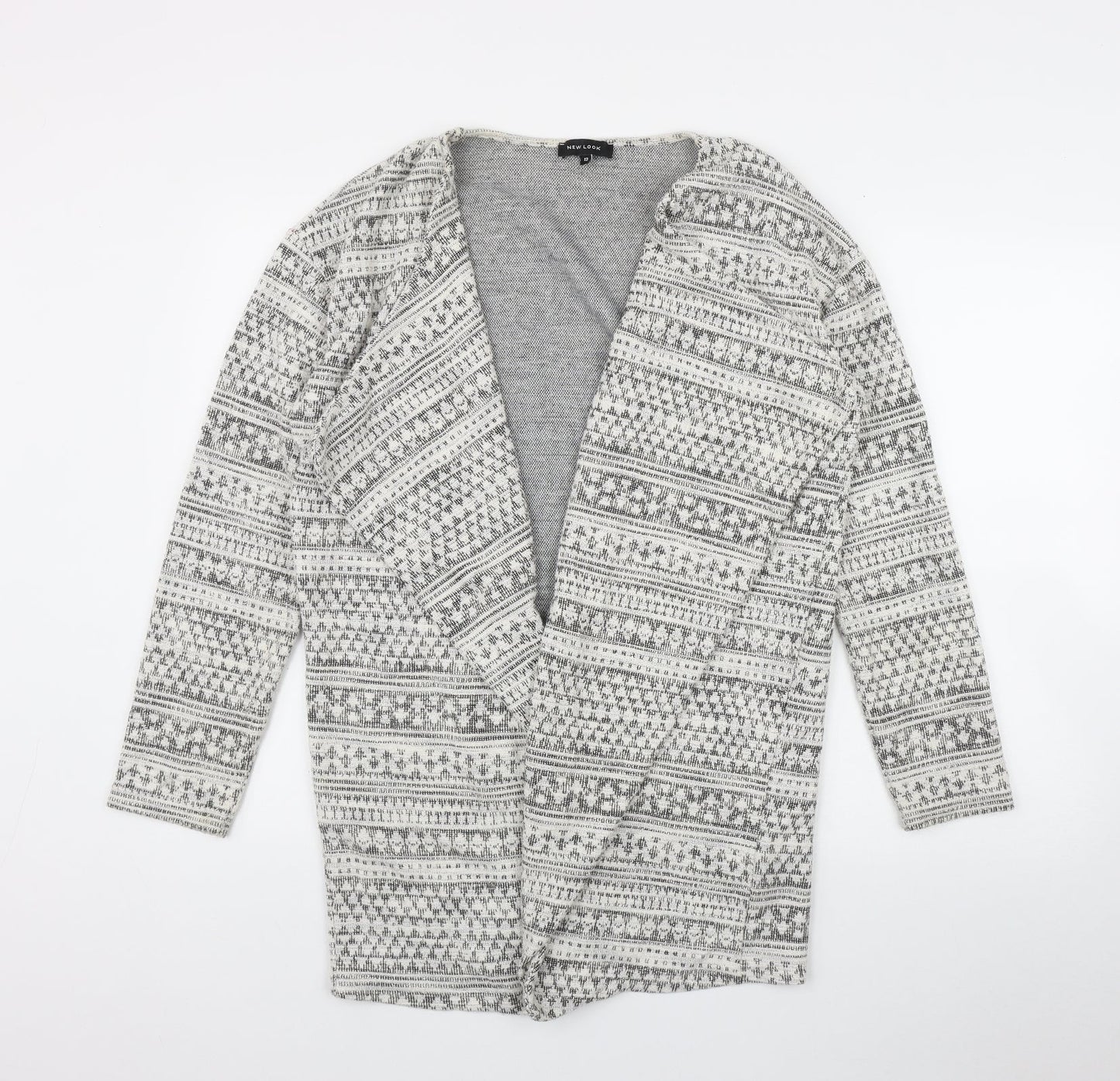 Womens UK Size 12 New Look Ivory Cardigan Jumper