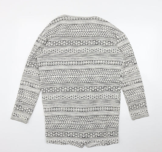 Womens UK Size 12 New Look Ivory Cardigan Jumper