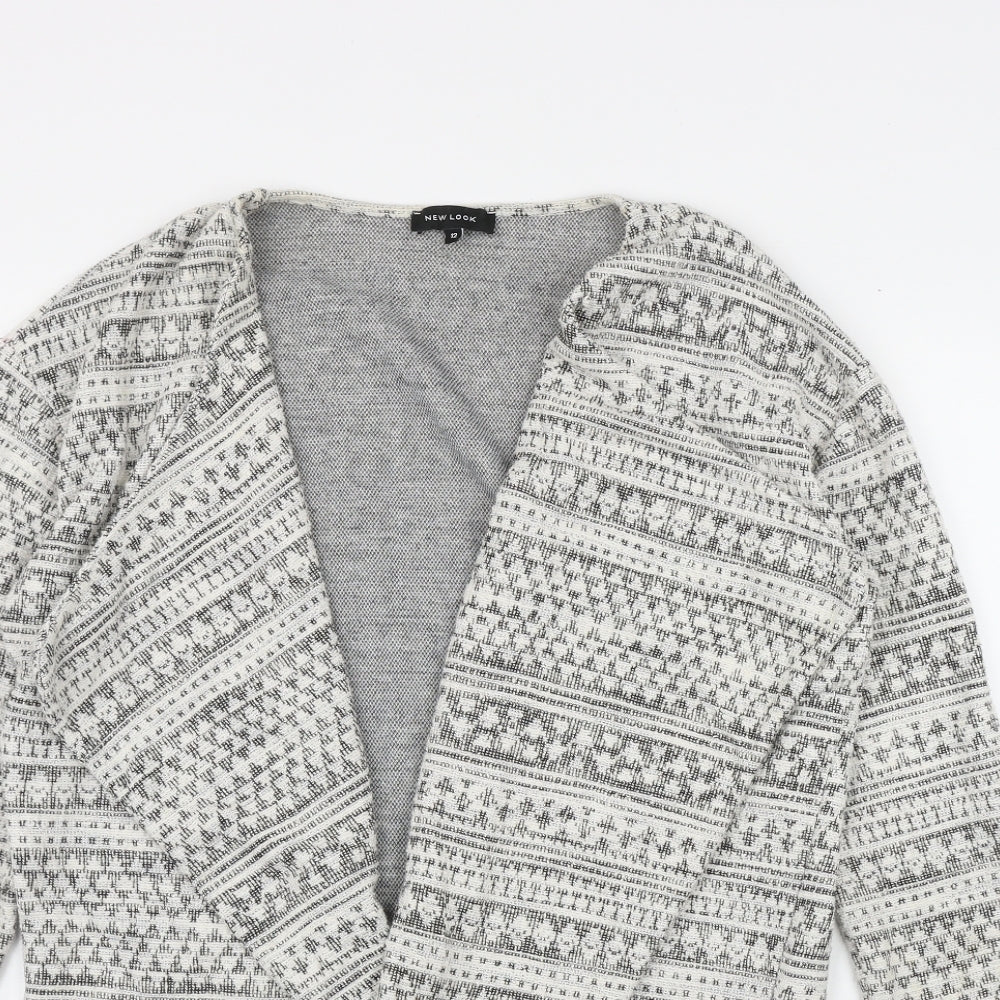 Womens UK Size 12 New Look Ivory Cardigan Jumper