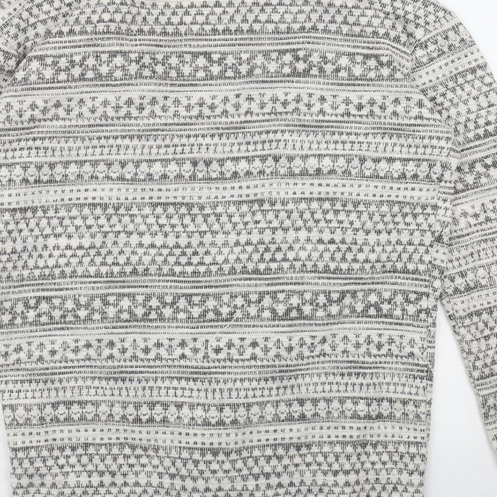 Womens UK Size 12 New Look Ivory Cardigan Jumper