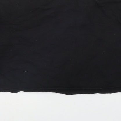 Primark Girls Black  Cotton Pullover Sweatshirt Size 11 Years