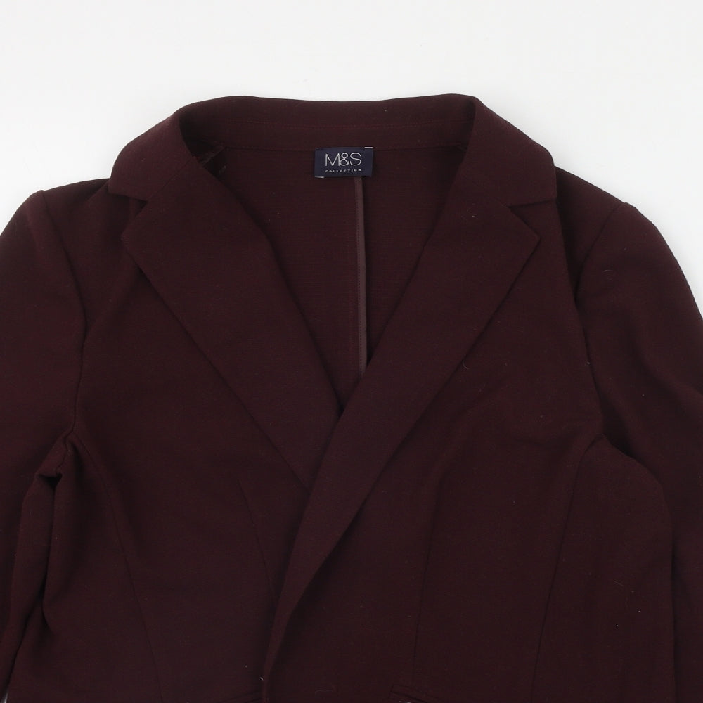 Womens UK Size 14 Marks and Spencer Red Jacket