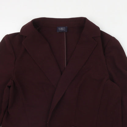 Womens UK Size 14 Marks and Spencer Red Jacket