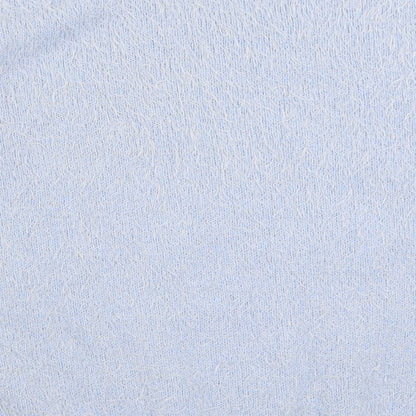 TU Womens Blue V-Neck  Polyester Pullover Jumper Size 16