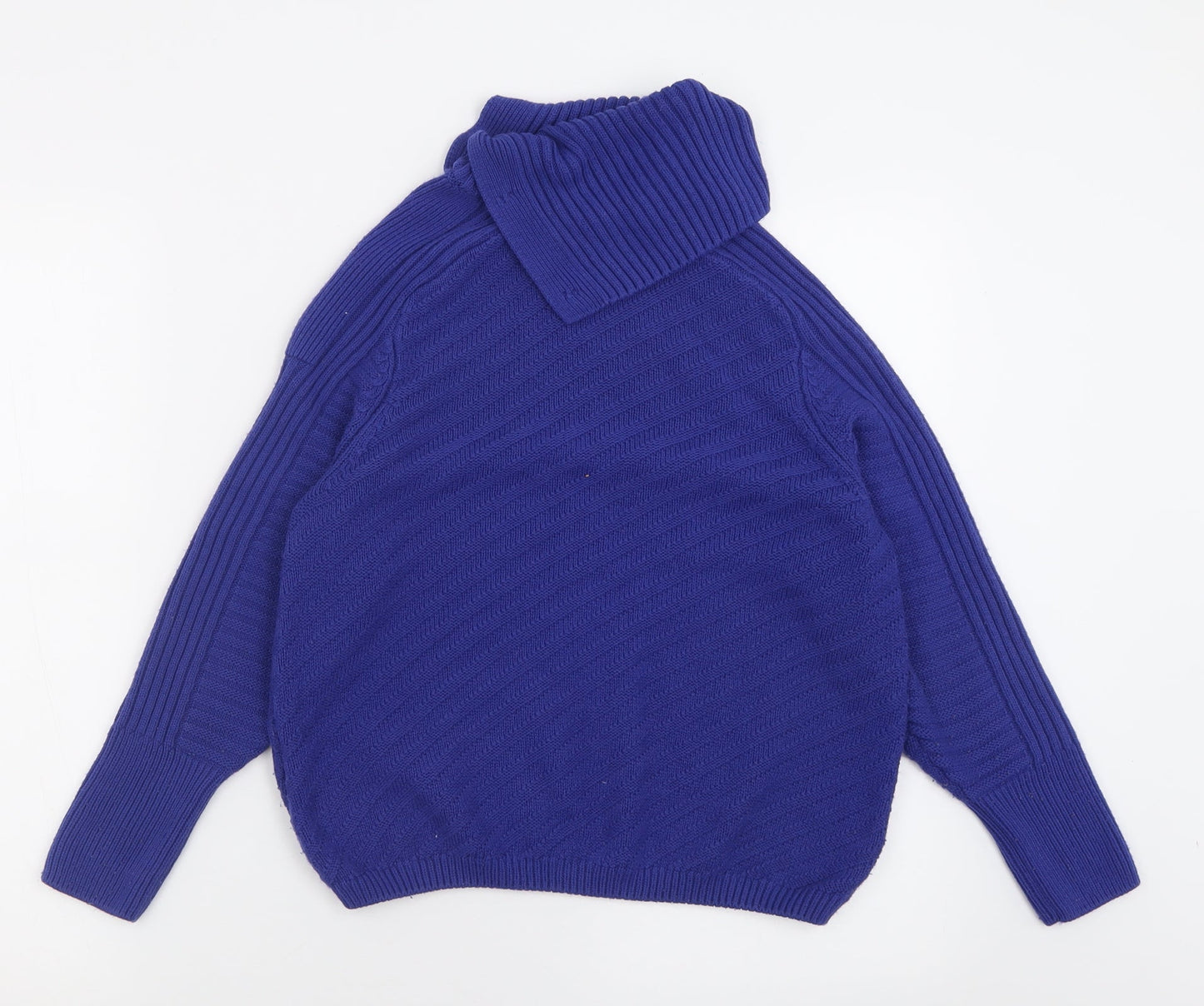 Womens UK Size S Marks and Spencer Blue Pullover Jumper