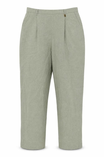 Classics Womens Green  Polyester Trousers  Size 14 L28 in Regular