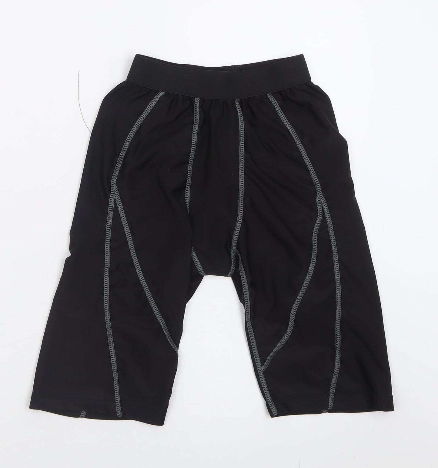 Preworn Mens Black  Polyamide Sweat Shorts Size M L9 in Regular