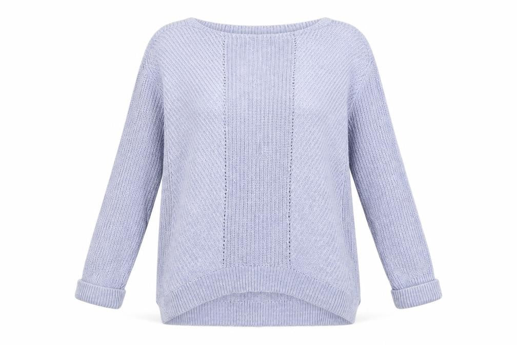 Womens UK Size S Marks and Spencer Blue Pullover Jumper