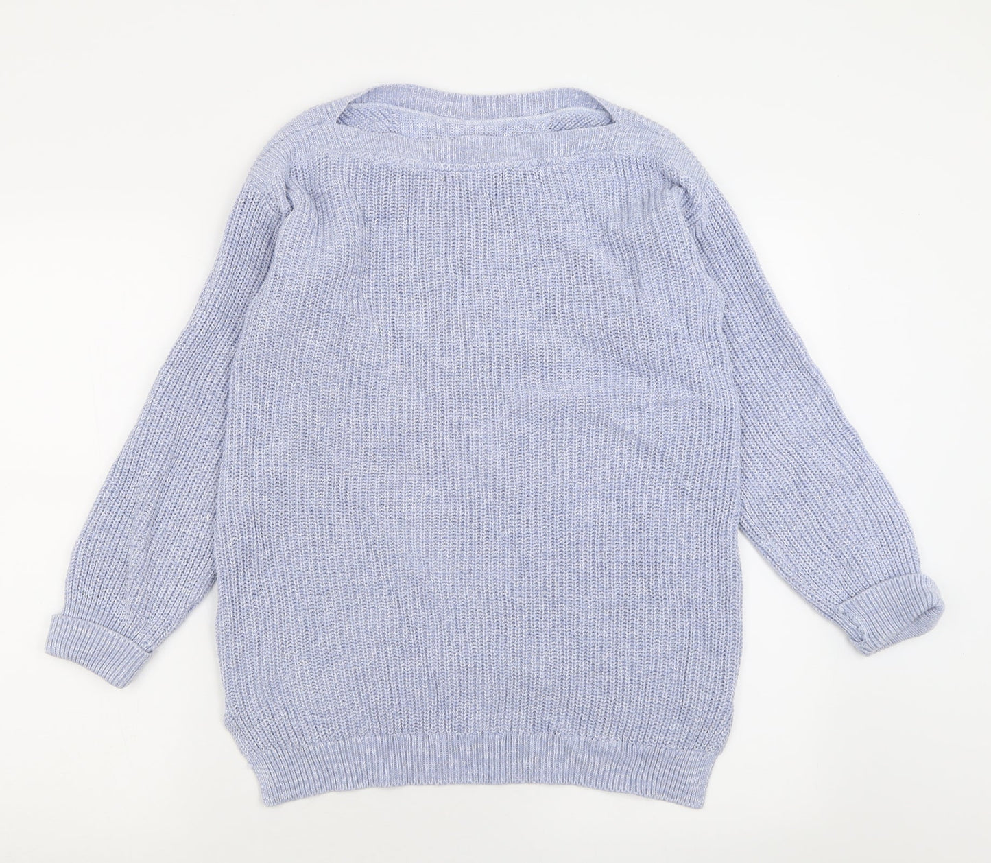 Womens UK Size S Marks and Spencer Blue Pullover Jumper
