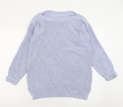 Womens UK Size S Marks and Spencer Blue Pullover Jumper