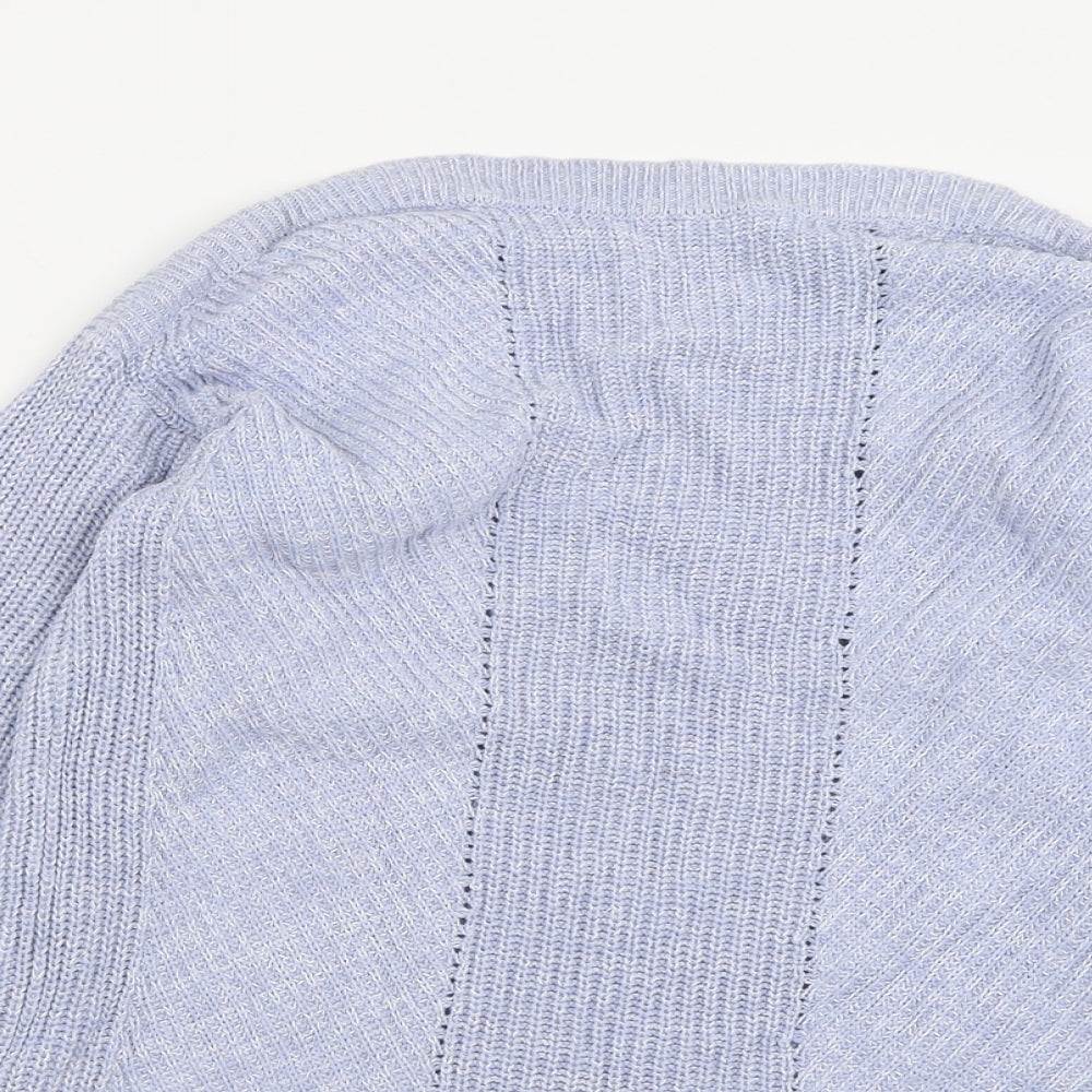 Womens UK Size S Marks and Spencer Blue Pullover Jumper