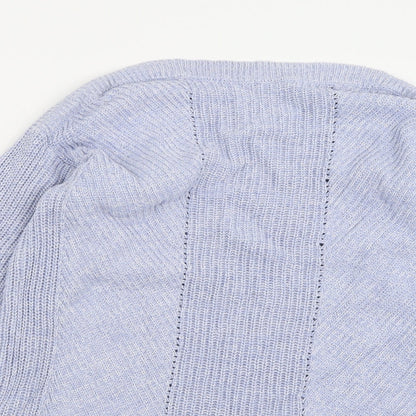 Womens UK Size S Marks and Spencer Blue Pullover Jumper