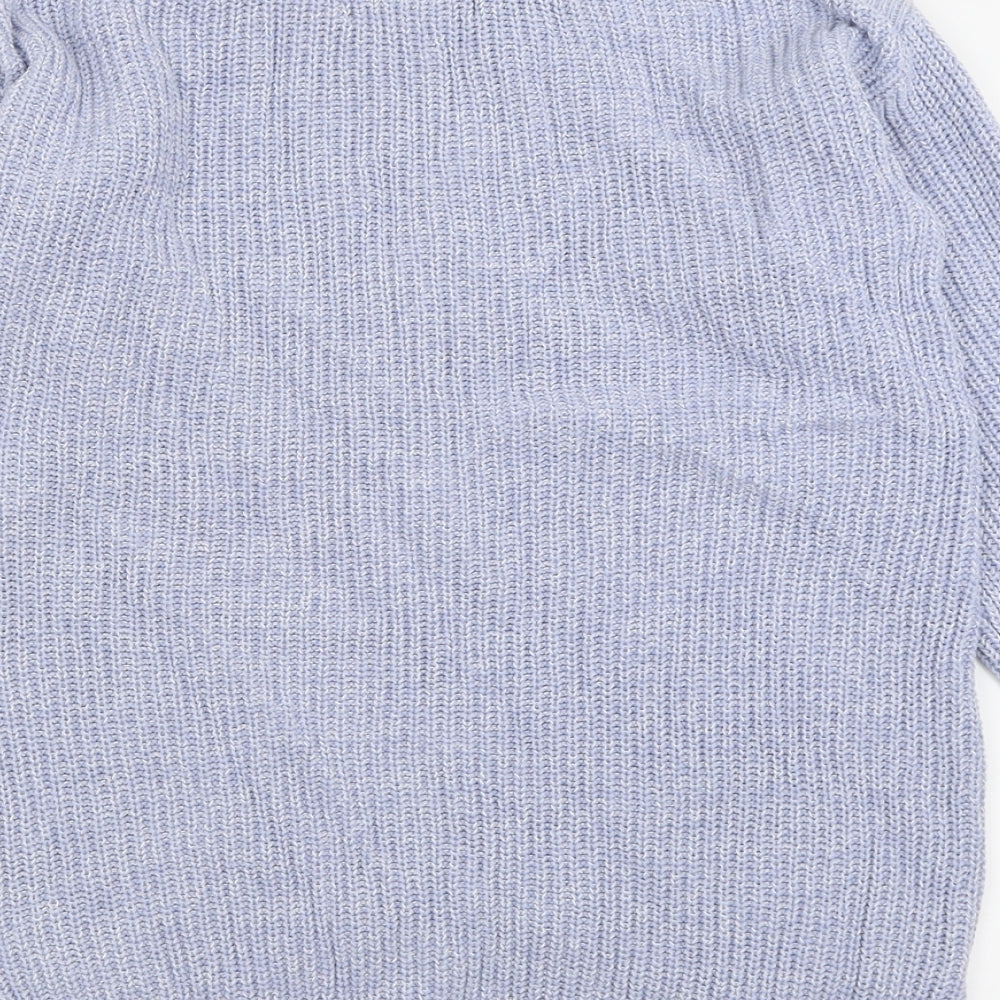 Womens UK Size S Marks and Spencer Blue Pullover Jumper