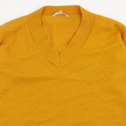 Womens UK Size 14 Red Herring Yellow Pullover Jumper