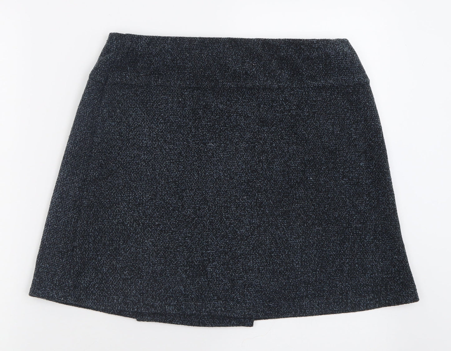 Marks and Spencer Womens Blue  Polyester A-Line Skirt Size 14