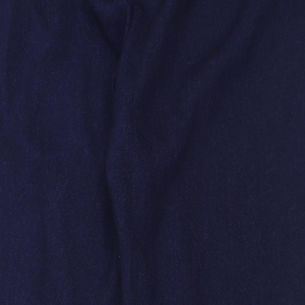 Matalan Womens Blue  Polyester Trousers  Size 12 L27 in Regular