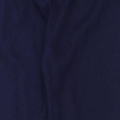 Matalan Womens Blue  Polyester Trousers  Size 12 L27 in Regular