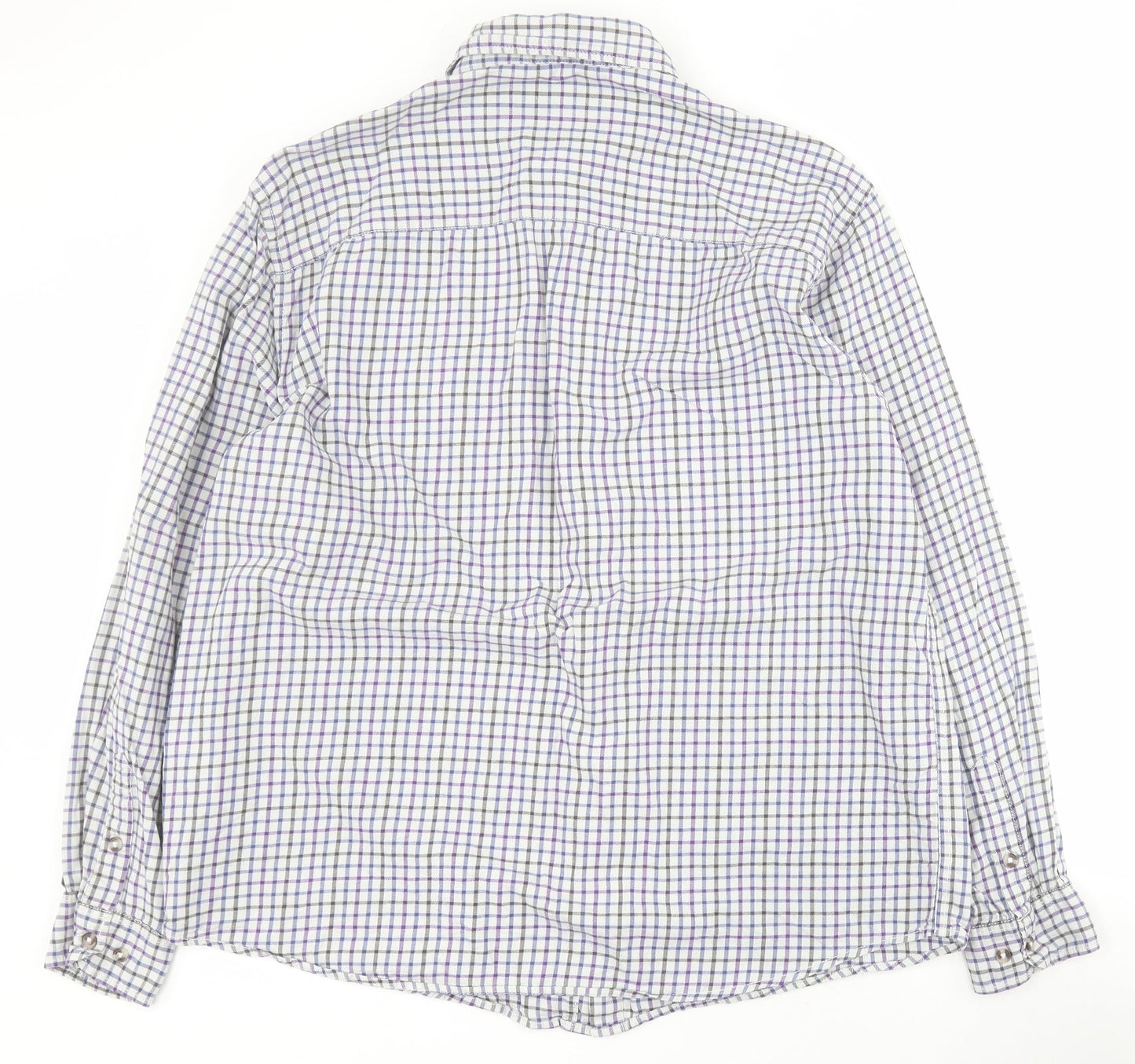 Mens UK Size L Headland Premium Blue  Button-Up Long Sleeve Casual Shirt