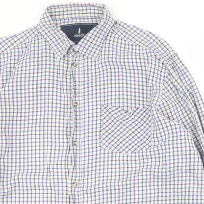 Mens UK Size L Headland Premium Blue  Button-Up Long Sleeve Casual Shirt