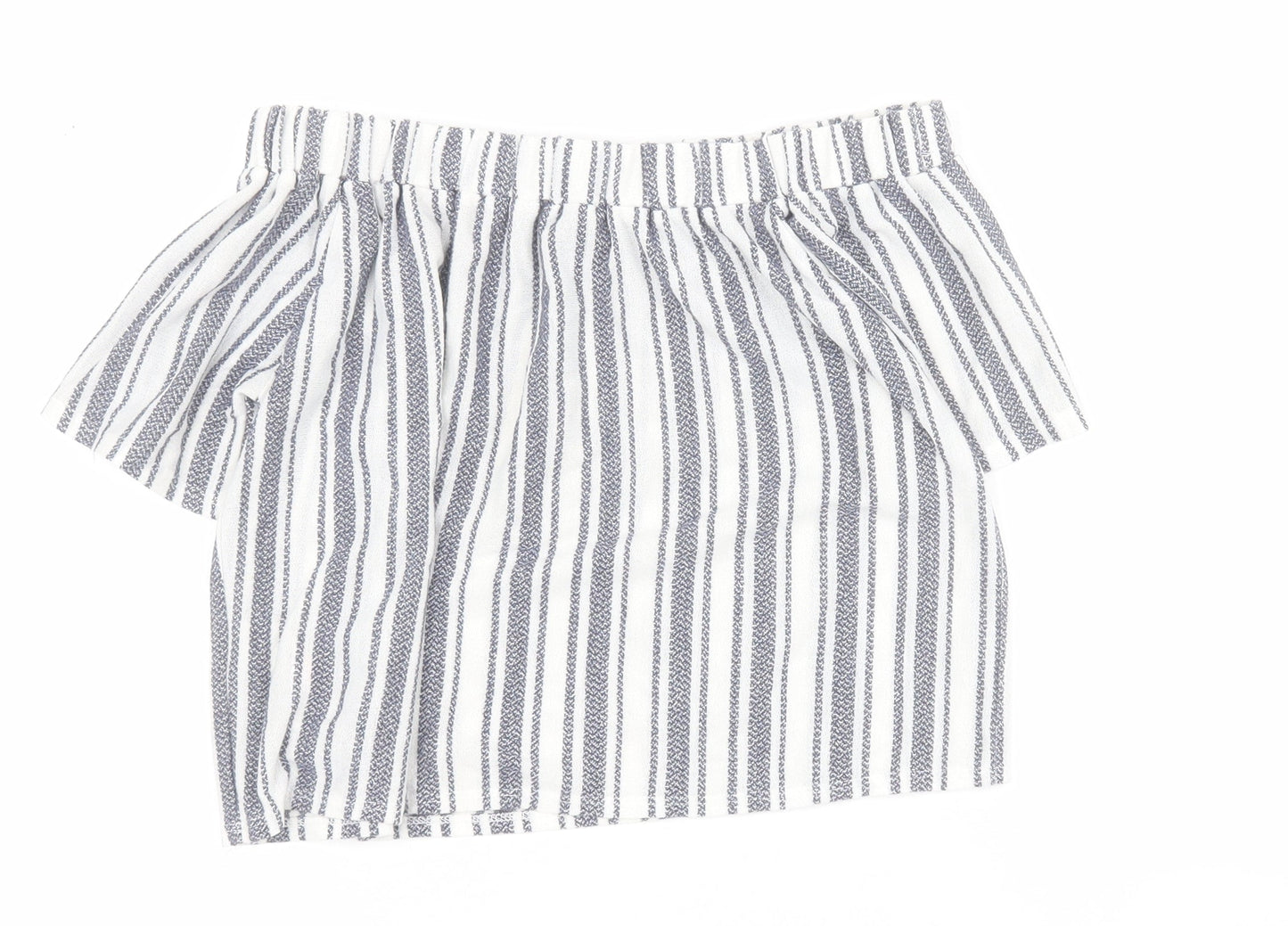 Womens UK Size 6 Topshop White Basic Blouse