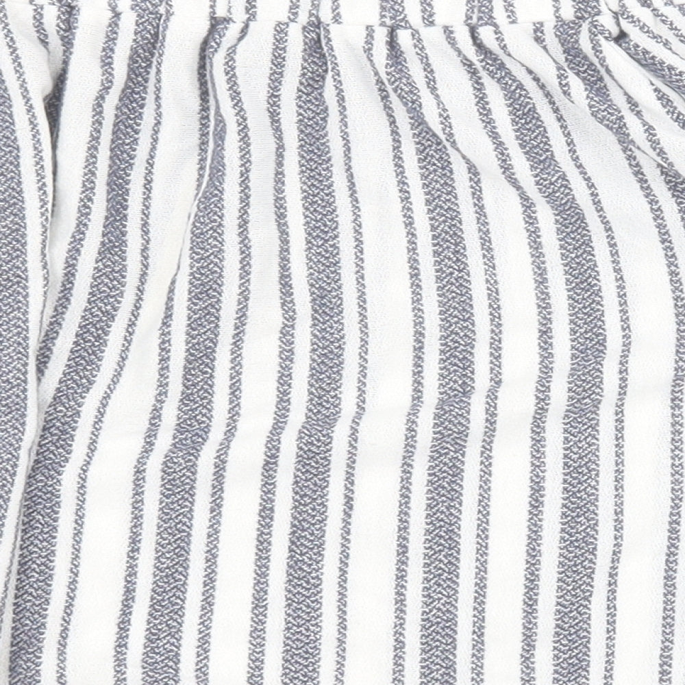 Womens UK Size 6 Topshop White Basic Blouse