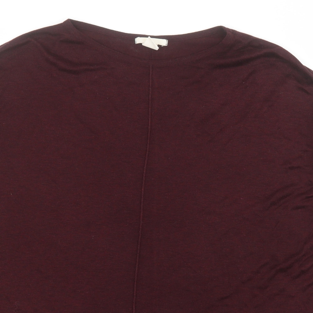 Womens UK Size XS H&M Red Pullover Jumper