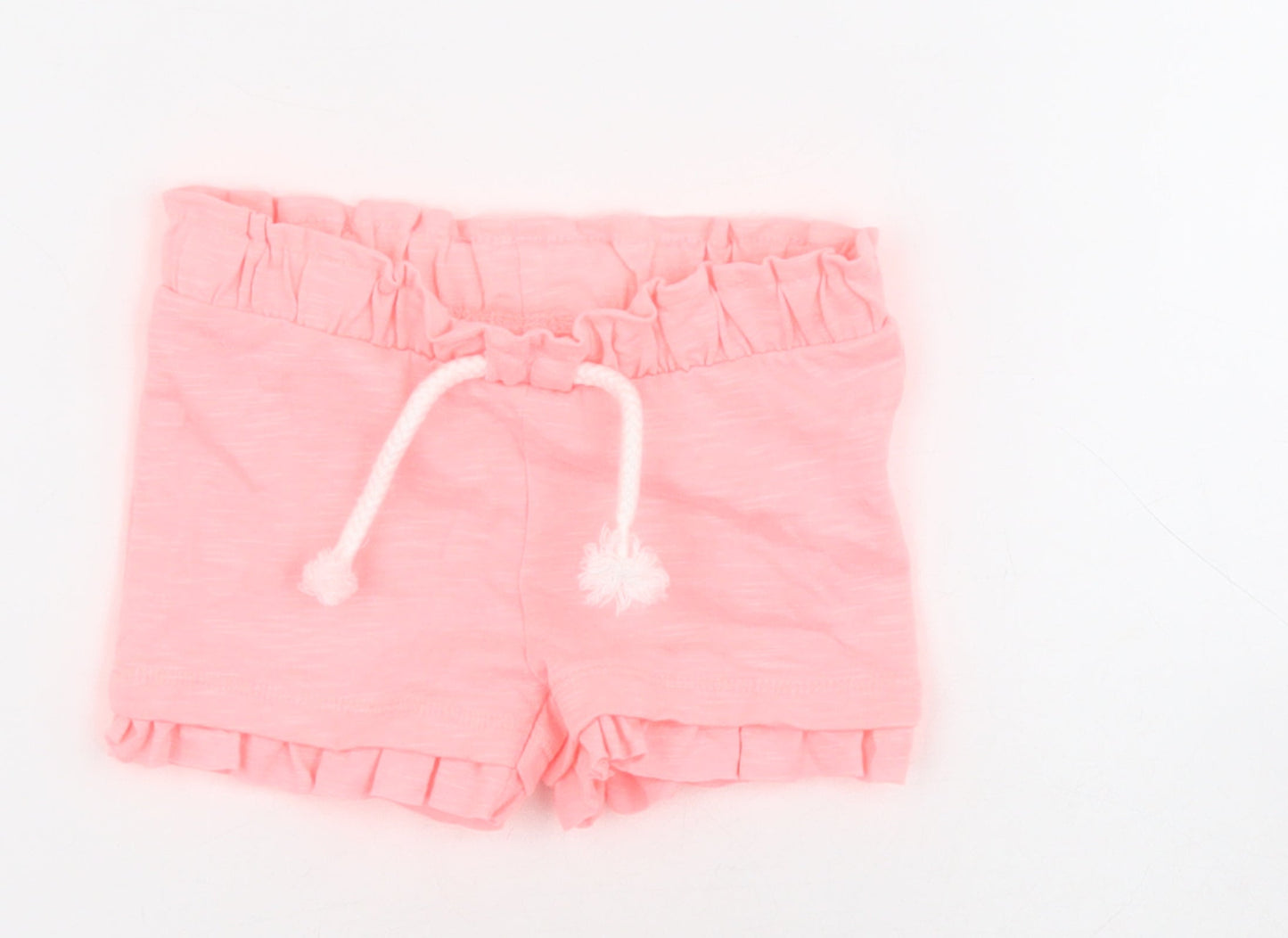 F&F Baby Pink  Polyester Sweatpants Trousers Size 3-6 Months  Drawstring