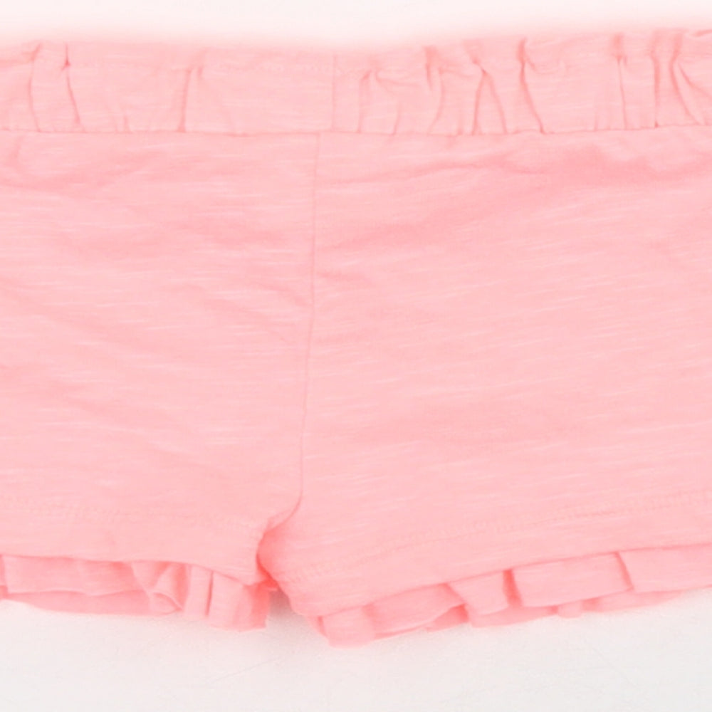 F&F Baby Pink  Polyester Sweatpants Trousers Size 3-6 Months  Drawstring