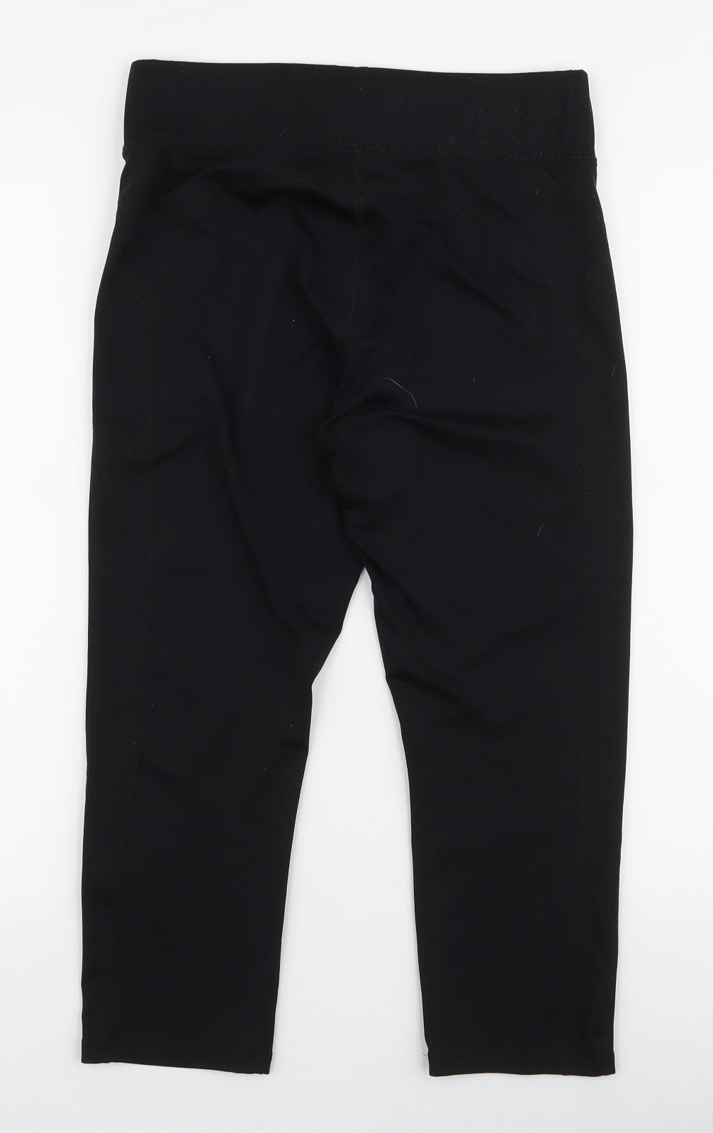 Womens UK Size M Dunnes Stores Slim Fit Capri Black Leggings