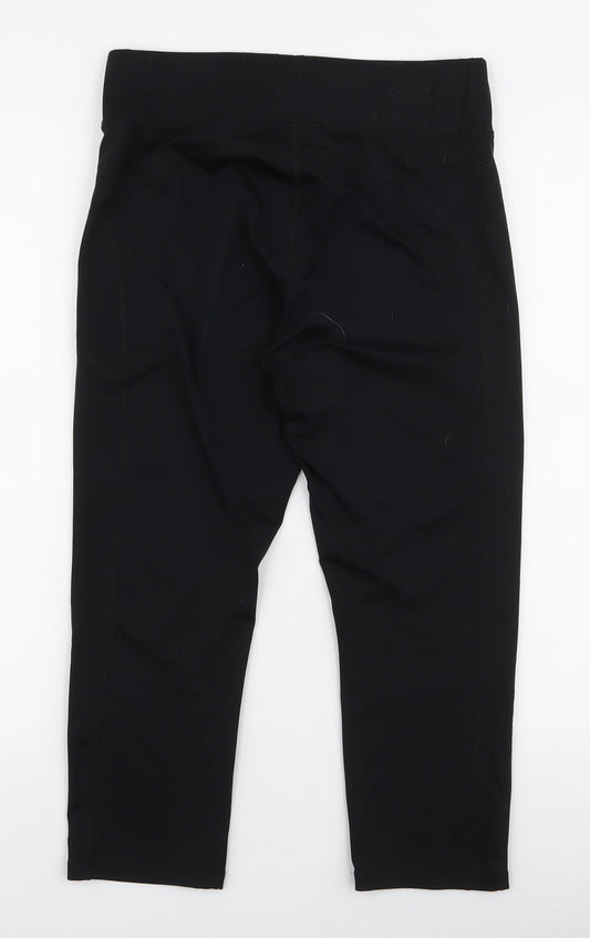 Womens UK Size M Dunnes Stores Slim Fit Capri Black Leggings